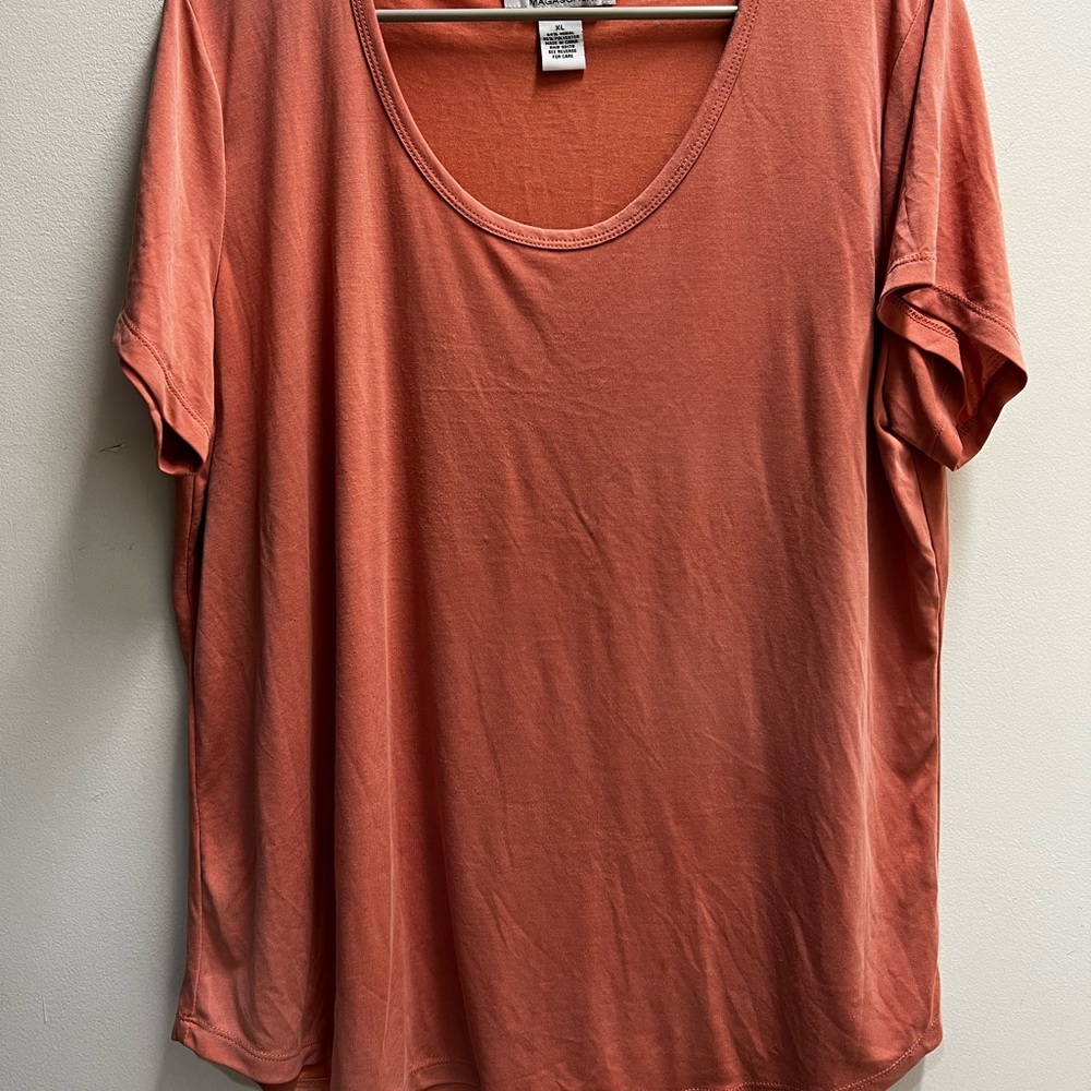 NWOT light pink short sleeved shirt
